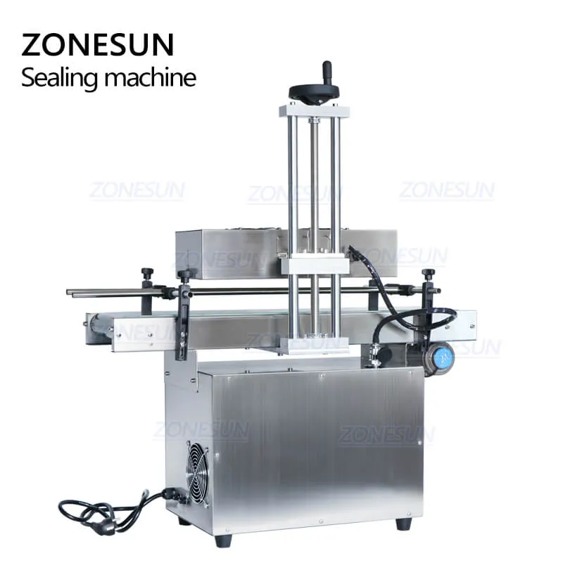 ZONESUN Automatic Plastic Bottles Continous Electromangetic Induction Aluminium Foil Sealing Machine